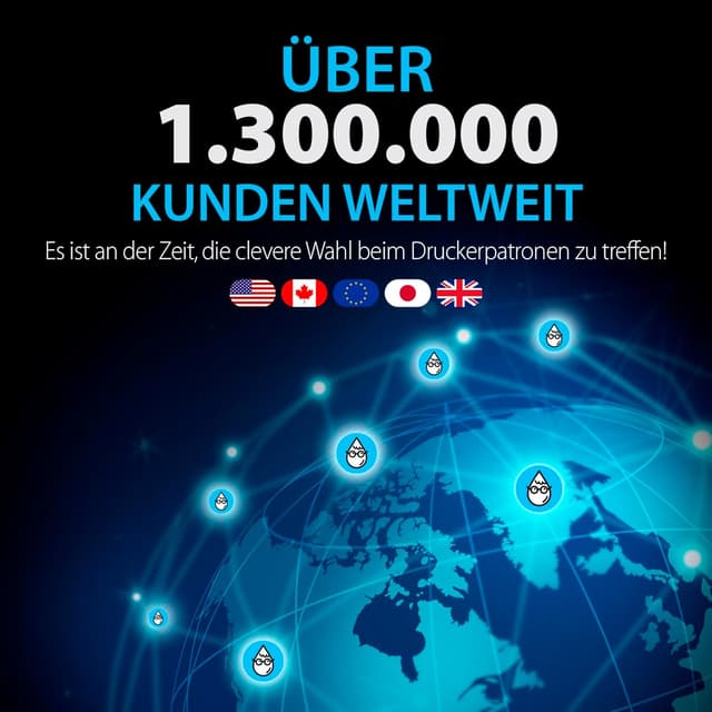 Detalle 2 de Smart Ink kompatible Druckerpatronen als Ersatz für HP 934XL/935XL (4er-Set: Schwarz, Cyan, Magenta, Gelb) für OfficeJet Pro