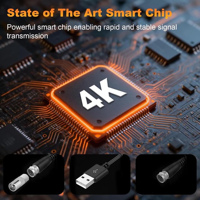 Thumbnail 1 de Indoor TV Aerial Long Range 4K TV Antenna