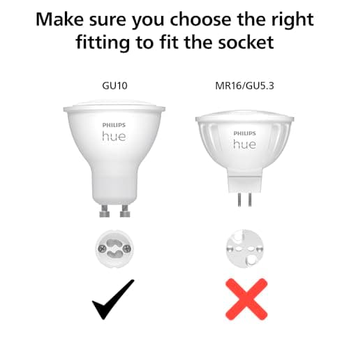 Detalle 2 de Philips Hue Starter Kit Bridge + 3 GU10, iluminación inteligente