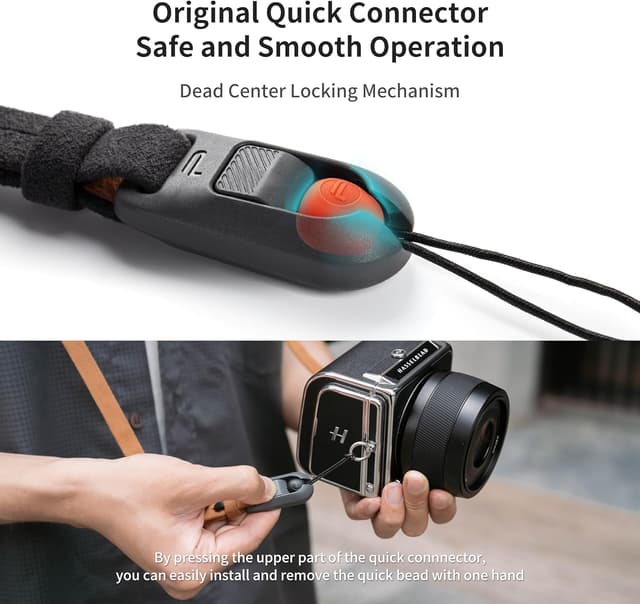 Detalle 2 de PGYTECH Air Retro Style tracolla regolabile 1200 mm