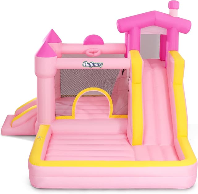 Detalle de Outfunny Inflatable Bounce House 450W blower 🏰