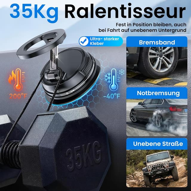 Detalle de Moeila Magnetische Autohalterung 35KG 360°
