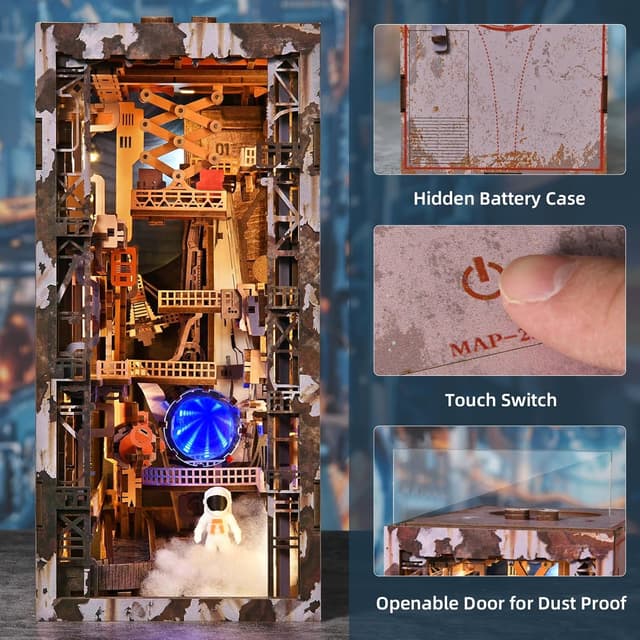 Thumbnail 3 de MiniCity Book Nook, kit 3D avec LED