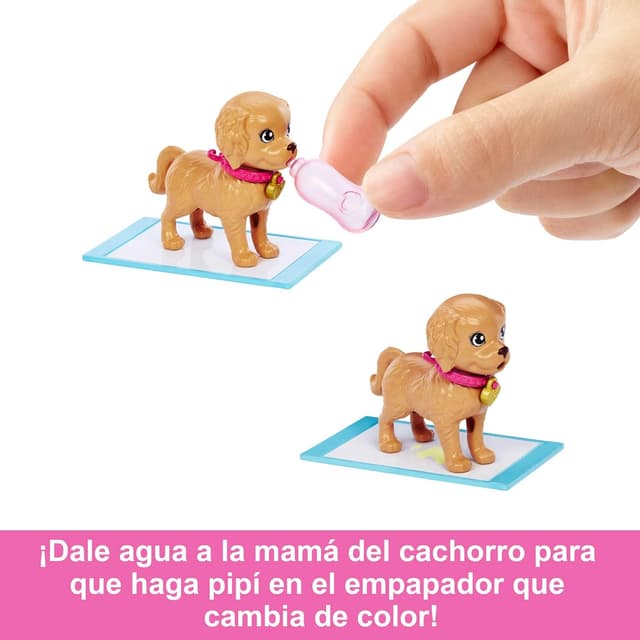 Thumbnail 4 de Barbie HKD86: Muñeca con Perritos y Accesorios
