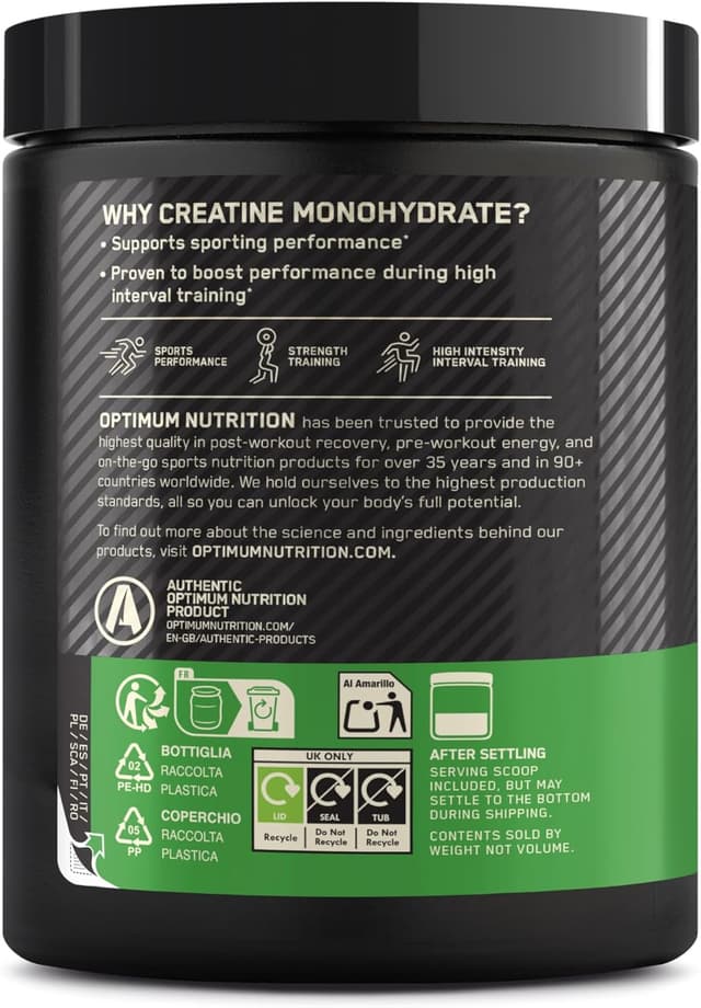 Detalle 2 de Optimum Nutrition Mikronisiertes Kreatin Pulver 360 g