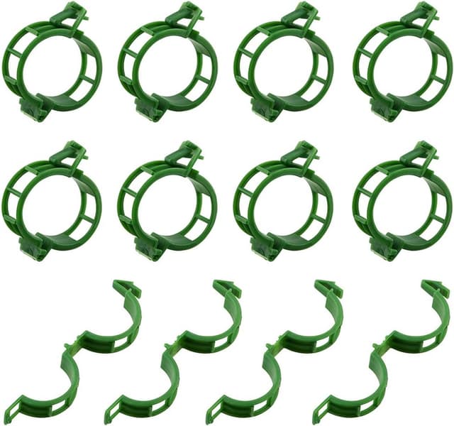 Detalle 2 de KINGLAKE 200er Pflanzenclips für Tomaten & Gurken – Tomatenklammern als Rankhilfe