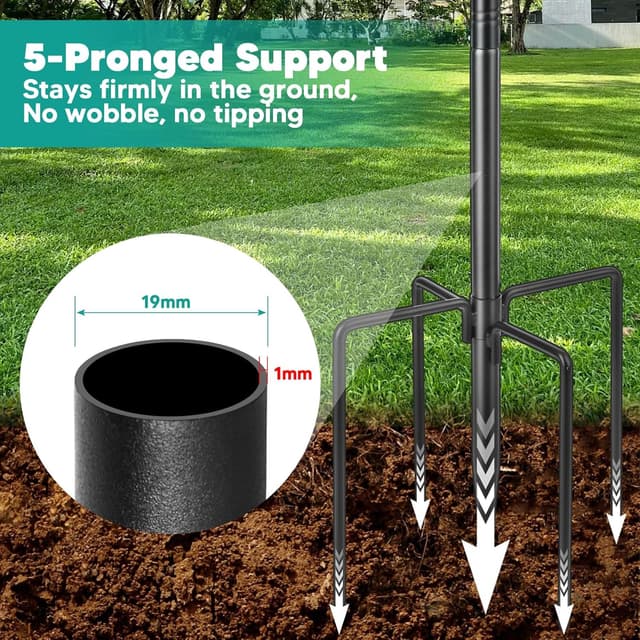 Detalle 2 de Bird Feeder Pole 223cm