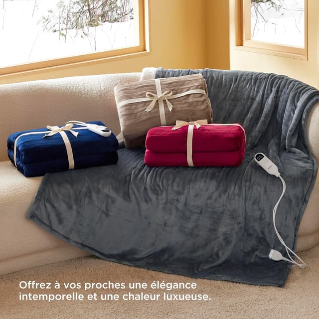 Thumbnail 6 de Bedsure Couverture chauffante 130x180