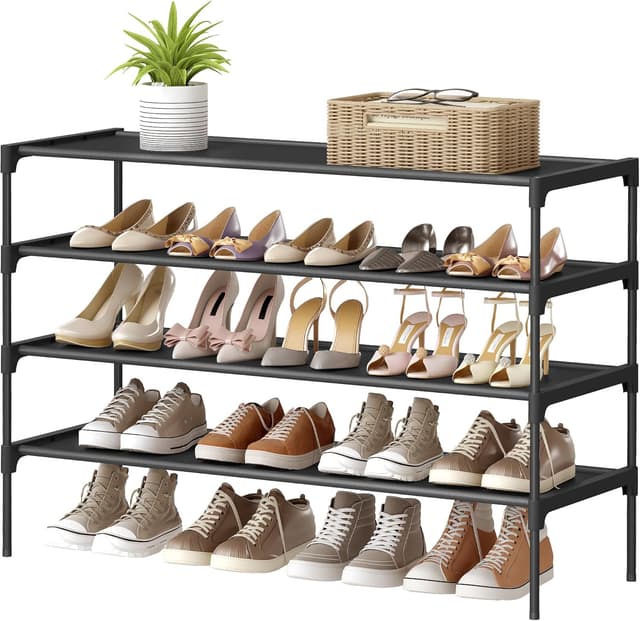 Detalle de SONGMICS Scarpiera 4 ripiani 29,7x91,8x70,5 cm