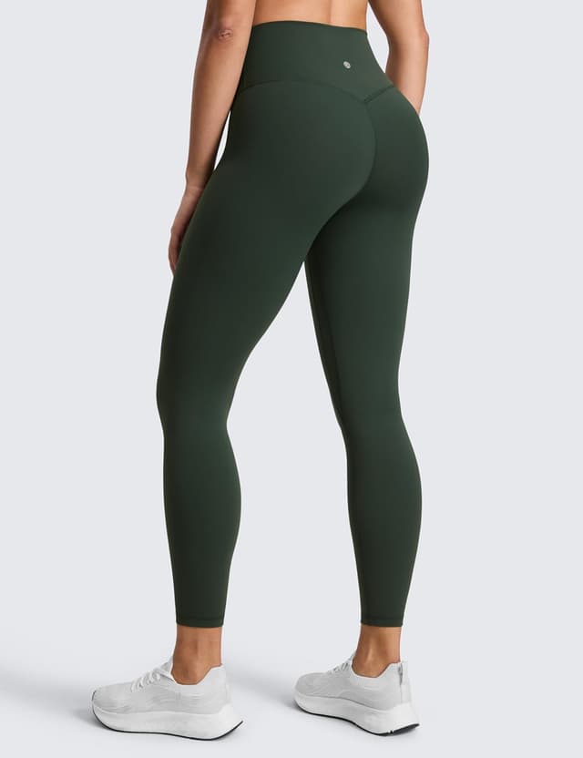 Detalle 2 de Legging yoga CRZ YOGA SculptAir sans couture devant, taille haute 64 cm