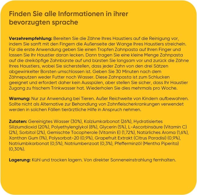 Detalle de animigo 2X Hundezahnpasta 100g