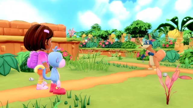 Detalle 2 de Dora: Rainforest Rescue for Xbox Series X (Solo or Local Co-Op Adventure)