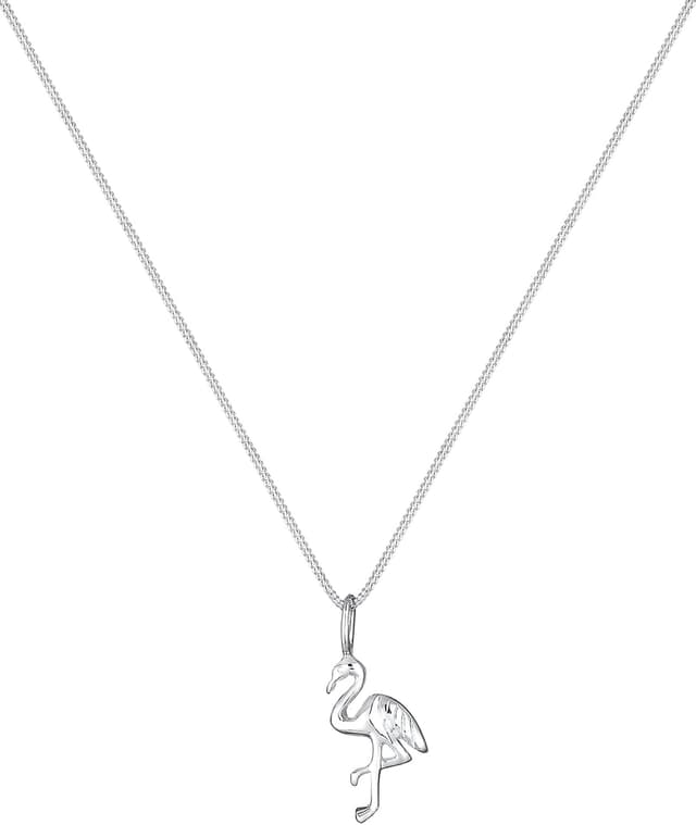 Detalle 2 de Elli Flamingo Halskette 925 Silber