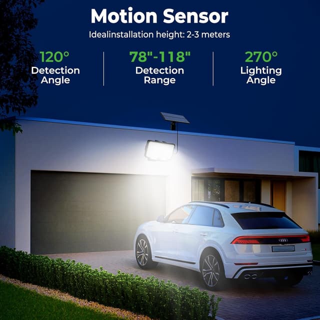 Detalle de nipify Außenleuchte mit Bewegungsmelder 318 LED
