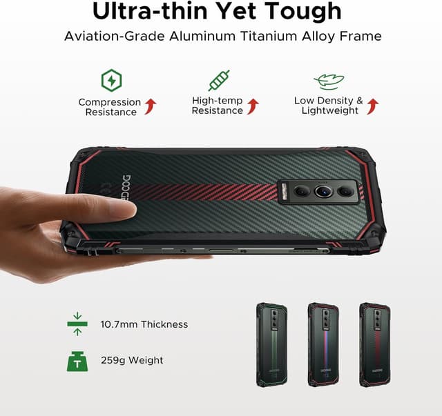 Thumbnail 1 de DOOGEE Blade10 Energy Rugged Smartphone 6150mAh