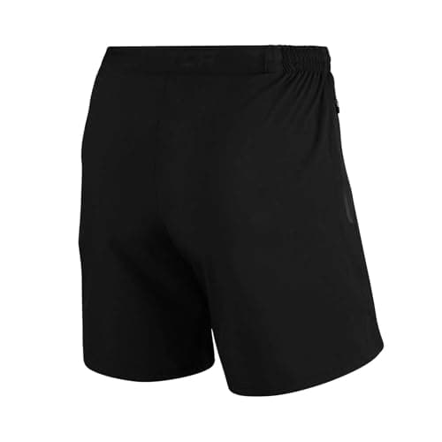 Detalle de TCA Pantalones Cortos de Hombre Elite Tech con Bolsillos de Cremallera (Negro/Negro) - Talla M