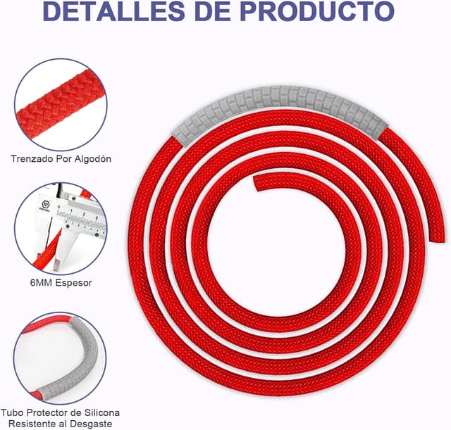 Thumbnail 6 de CIRYCASE Cuerda Saltar 3m