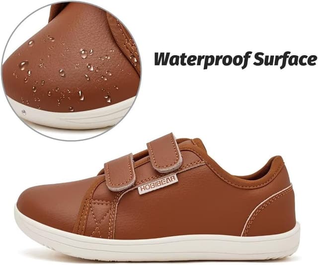 Detalle de HOBIBEAR Kids Wide Barefoot Shoes for Boys & Girls – Minimalist School, Trail & Walking Trainers