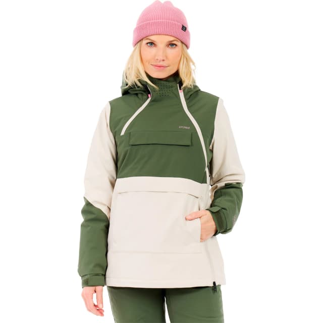 Detalle de Protest Wall Protest: anorak de mujer con repelencia al agua 10K y ventilación