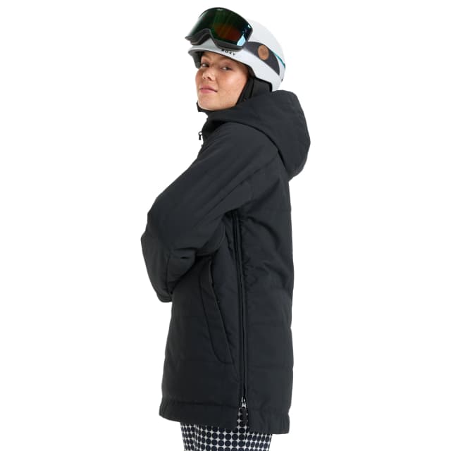Detalle de Roxy Chaqueta de mujer Radiant Lines Overhead con tecnología DryFlight y WarmFlight X2 para nieve
