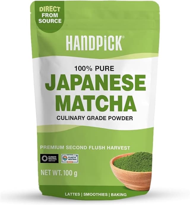 Detalle de HANDPICK Té Verde Matcha Japonés 100g 🍵 Calidad Culinaria