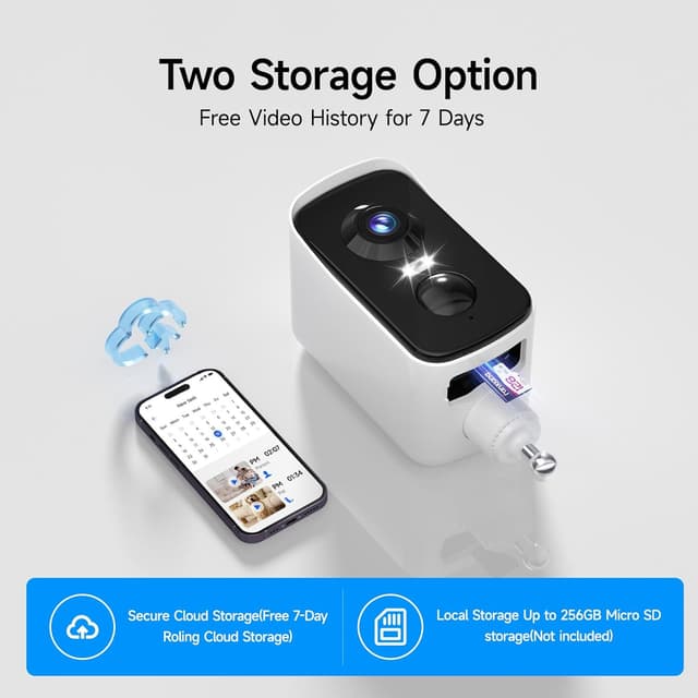 Thumbnail 5 de fanxiang 2K Wireless Security Camera 300° pan