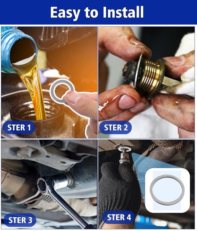 Detalle 2 de Easily Crush Washer Oil Drain Plug Kit – 568 Pieces, 18 Aluminium Sizes (M6 to M24)