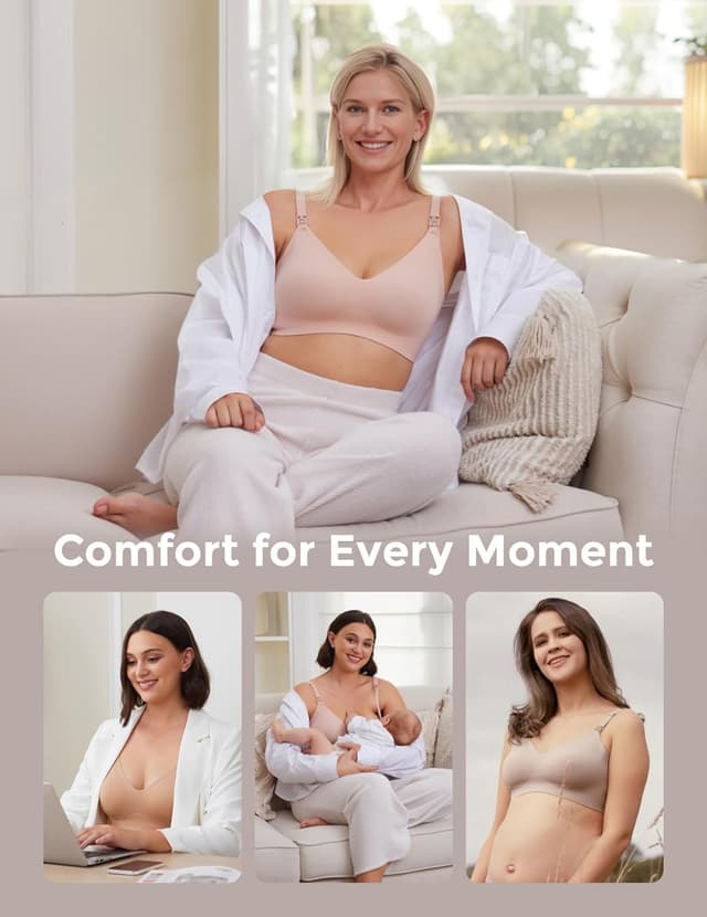 Thumbnail 5 de Momcozy Nursing Bras for Breastfeeding YN21 Seamless Maternity Bra 💃