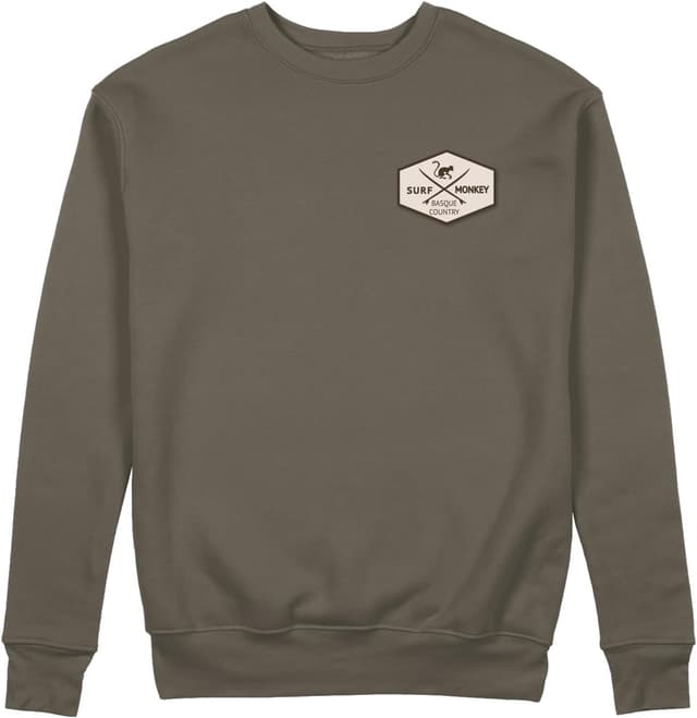 Detalle de Surf Monkey Felpa con collo rotondo e patch ricamato Surf Monkey