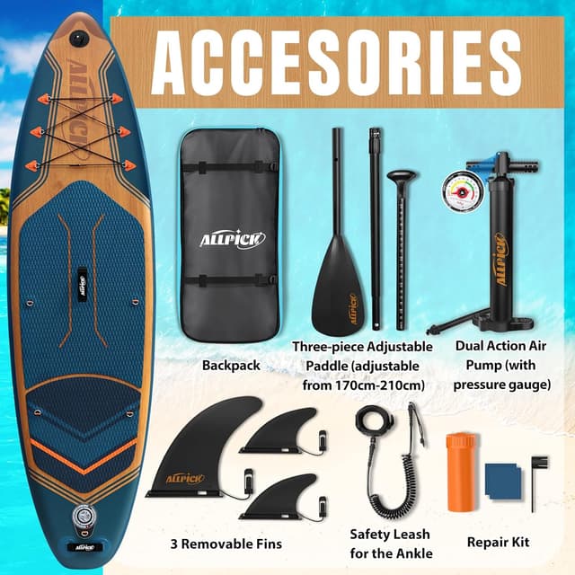 Thumbnail 5 de ALLPICK Premium SUP Board Set 320 cm đ