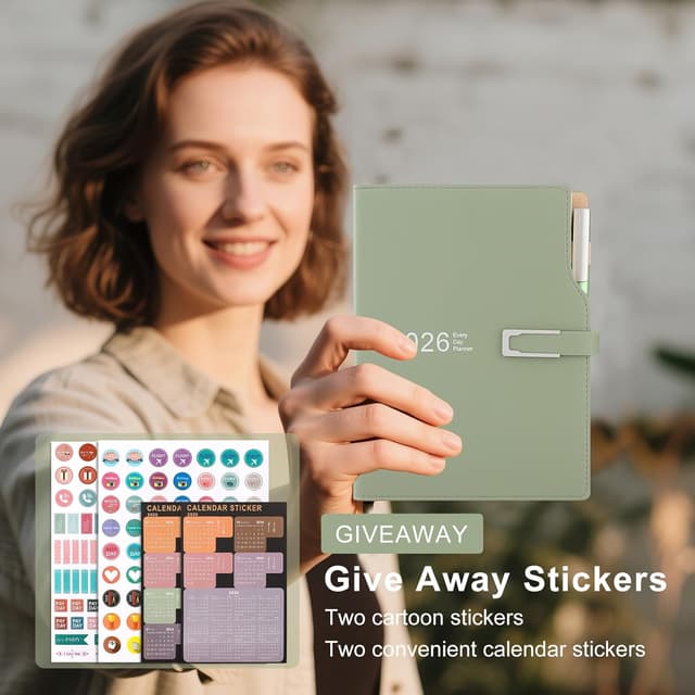 Detalle 2 de Agenda académica 2026 A5 día por página 14x21,5 cm