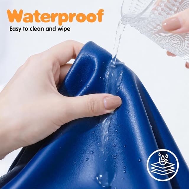 Detalle de Sumbababy Soft Climbing Blocks for Toddlers (Waterproof PU Leather) — 4-Piece Indoor & Outdoor Play Set