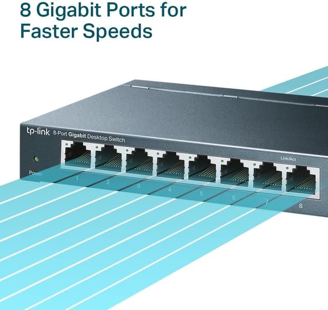Thumbnail 5 de TP-Link TL-SG108 8âPort Gigabit Switch đĄ