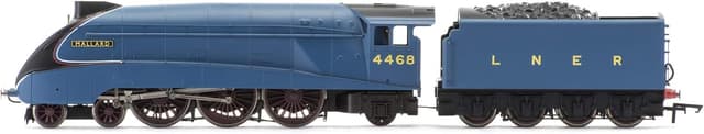 Detalle de Hornby R3395TTS RailRoad LNER A4 Class 4468 ‘Mallard’ Steam Locomotive (Era 3) — 00 Gauge, 1:76, DCC fitted with sound