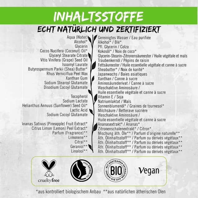 Detalle 2 de SANTE Naturkosmetik Bodylotion 500 ml