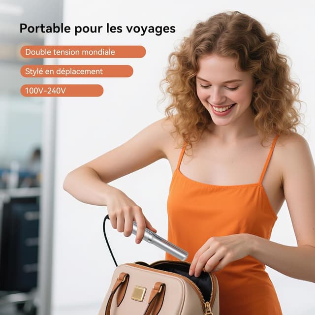 Detalle 2 de Mini ceramic hair straightener 2.6cm