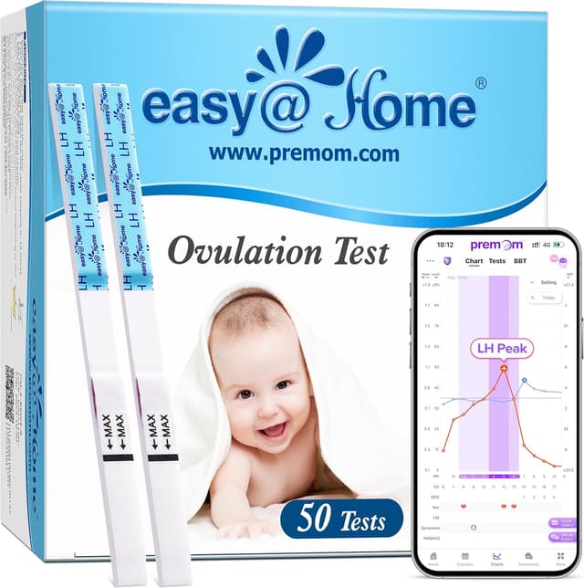 Imagen de Easy@Home Ovulation Test Strips 50-Pack en OfertitasTOP