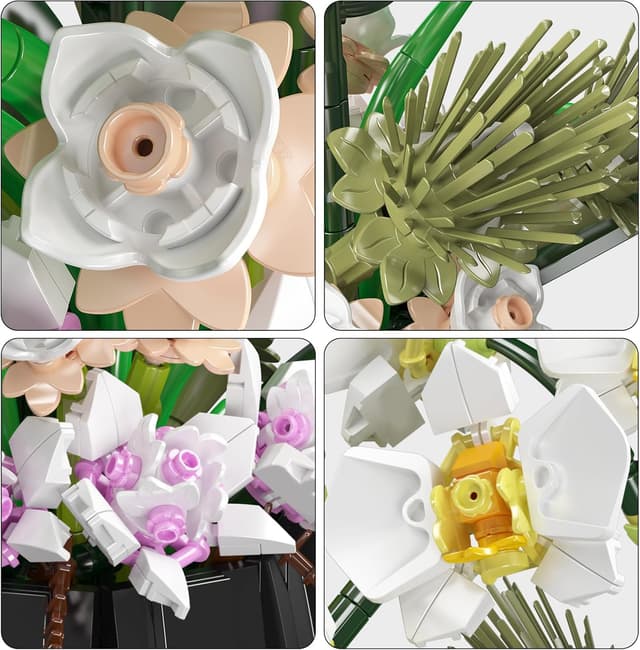 Thumbnail 5 de Mould King 24108 Orchideen-Baustein-Modell