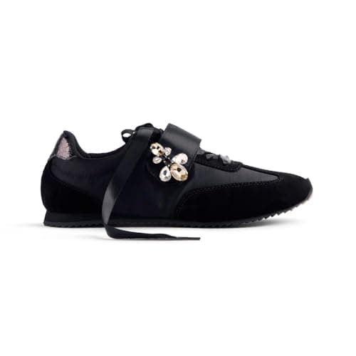 Detalle 2 de GIOSEPPO Waseca zapatillas de piel negro talla 36