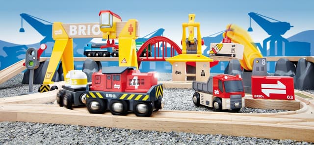 Detalle 2 de BRIO World Cargo Railway Deluxe