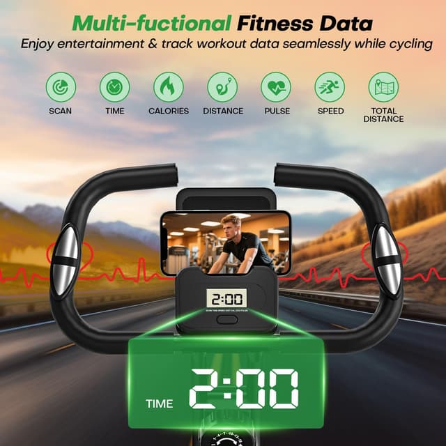 Thumbnail 5 de Vannect Folding Exercise Bike 16-Level