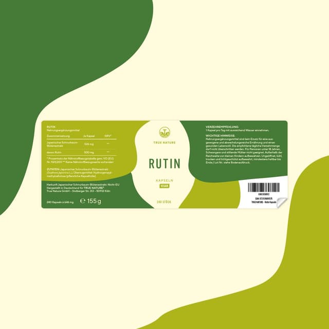 Thumbnail 5 de TRUE NATURE Rutin Kapseln 240 Stk.