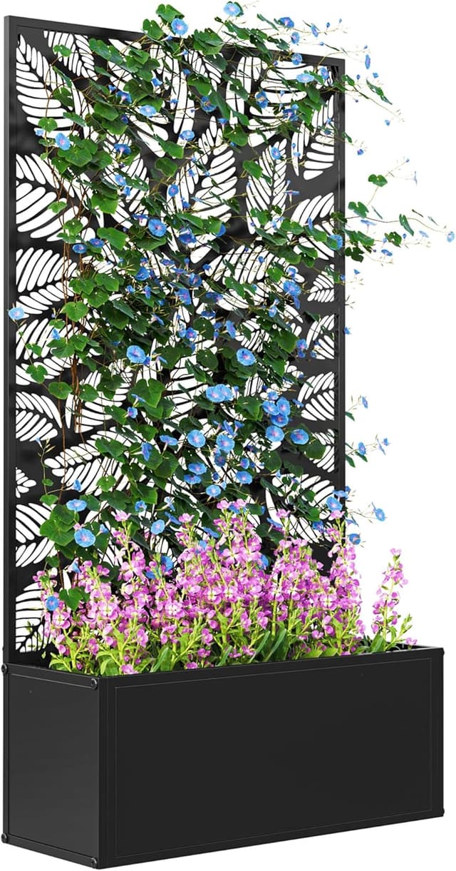 Detalle de Outsunny Jardinière treillis 61x23x113