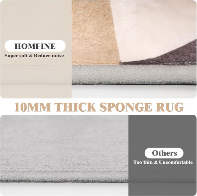 Detalle de HOMFINE Tapis salon 200x300 cm