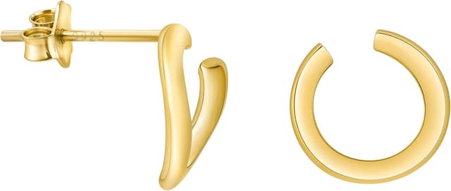 Detalle de SOFIA MILANI Ohrstecker 925 Silber Gebogener Kreis