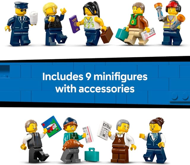 Detalle 2 de LEGO City 60502 Airport with Airplane