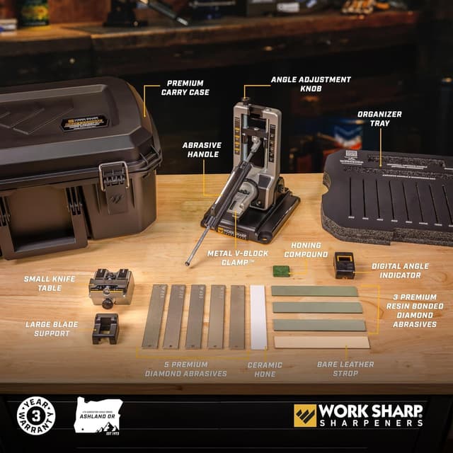 Detalle de Work Sharp Precision Adjust Elite knife sharpener