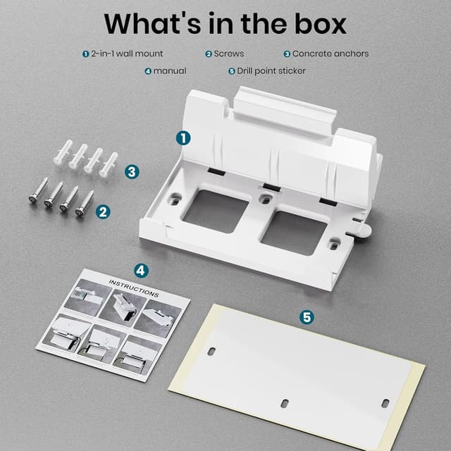 Detalle de Support mural Starlink Gen 3 Routeur Mount All in One Standard V3 Mesh + kit de montage