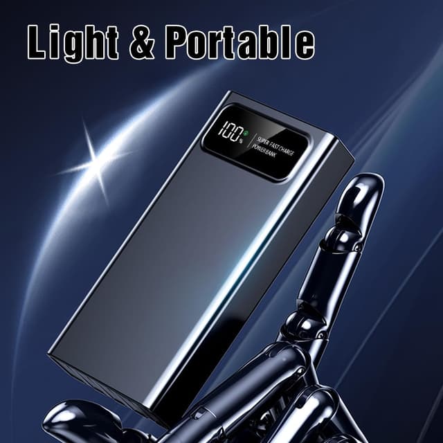 Thumbnail 6 de Power Bank 22,5W con PD e batteria da 27.000 mAh con 4 cavi integrati (USB‑C/Lightning/Micro)