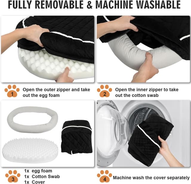 Thumbnail 5 de Egg-Shaped Memory Foam Dog Bed XL